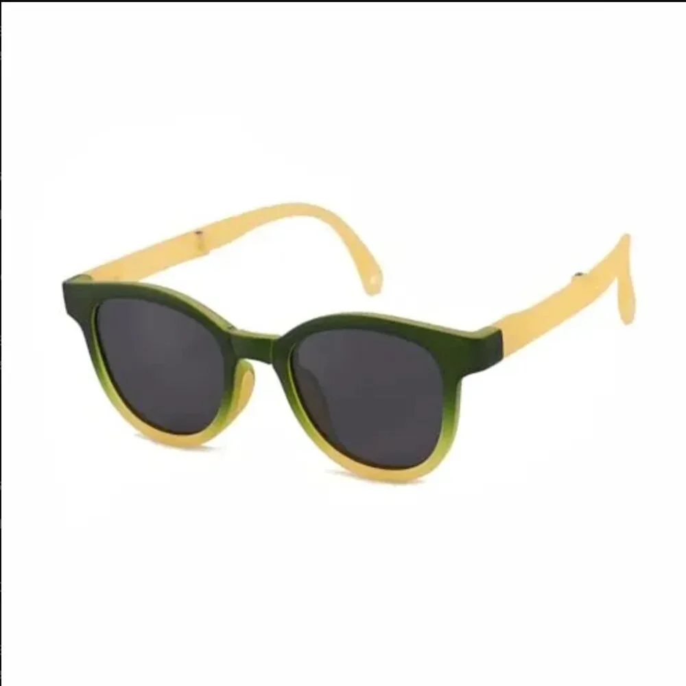 Kids Sunglasses-Boys Girls Sunglasses Age 6-8, Folding Polarized Sunglass,100% U